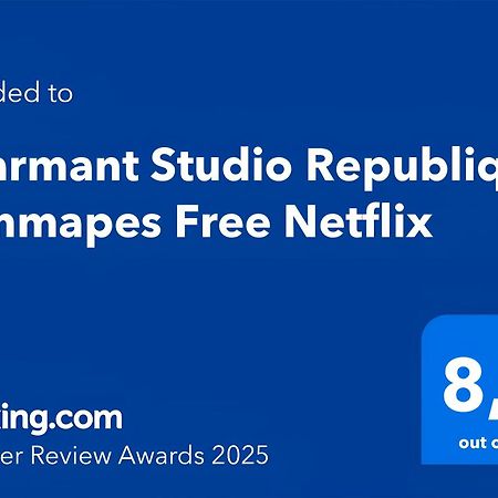 Charmant Studio Republique Jemmapes Free Netflix Paříž Exteriér fotografie