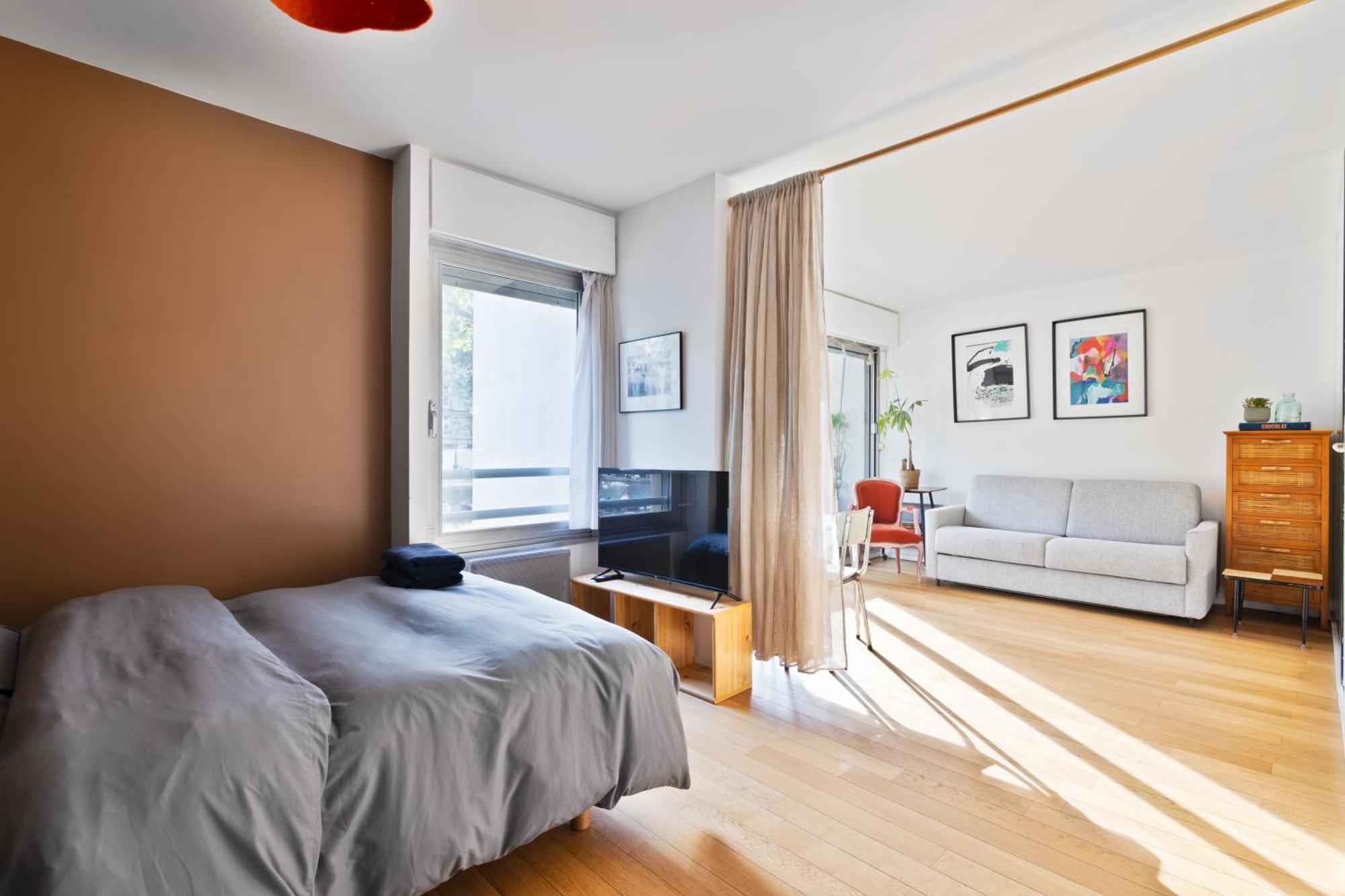 Charmant Studio Republique Jemmapes Free Netflix Paříž Exteriér fotografie